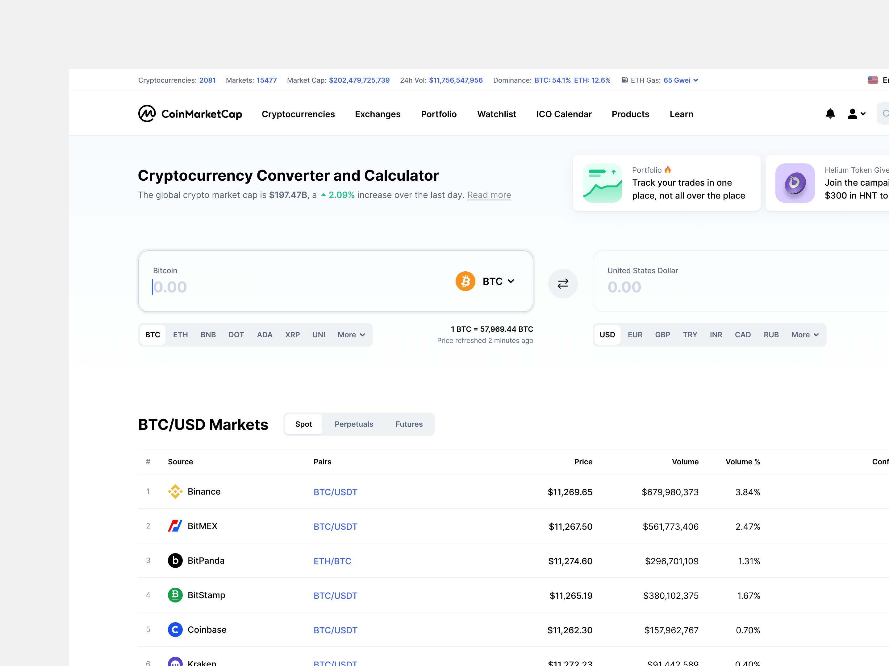 CoinMarketCap project image 7