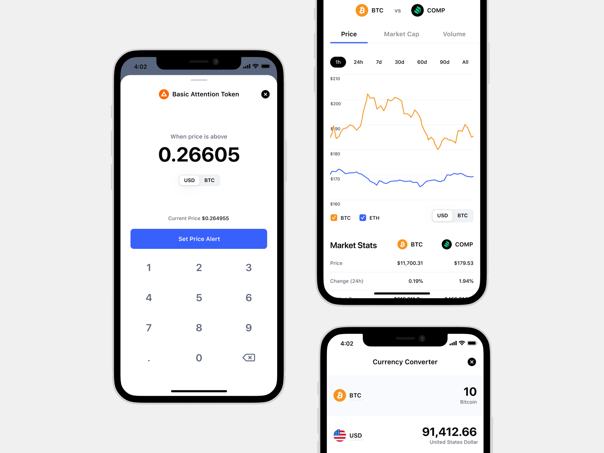 CoinMarketCap project mobile image 3